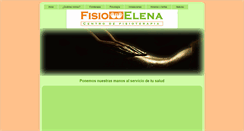 Desktop Screenshot of fisioelena.com